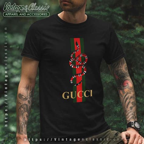 gucci snake t shirt fake|white gucci shirt with snake.